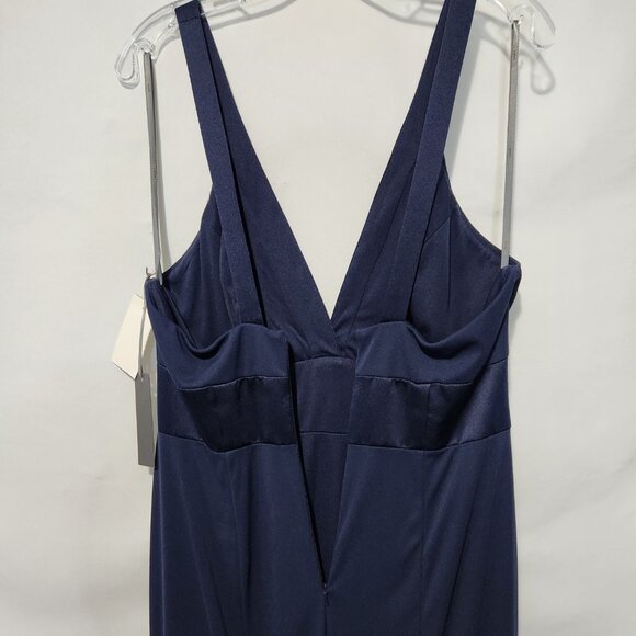 white by Vera Wang Navy Blue Formal Dress - Size 12 - Picture 8 of 13